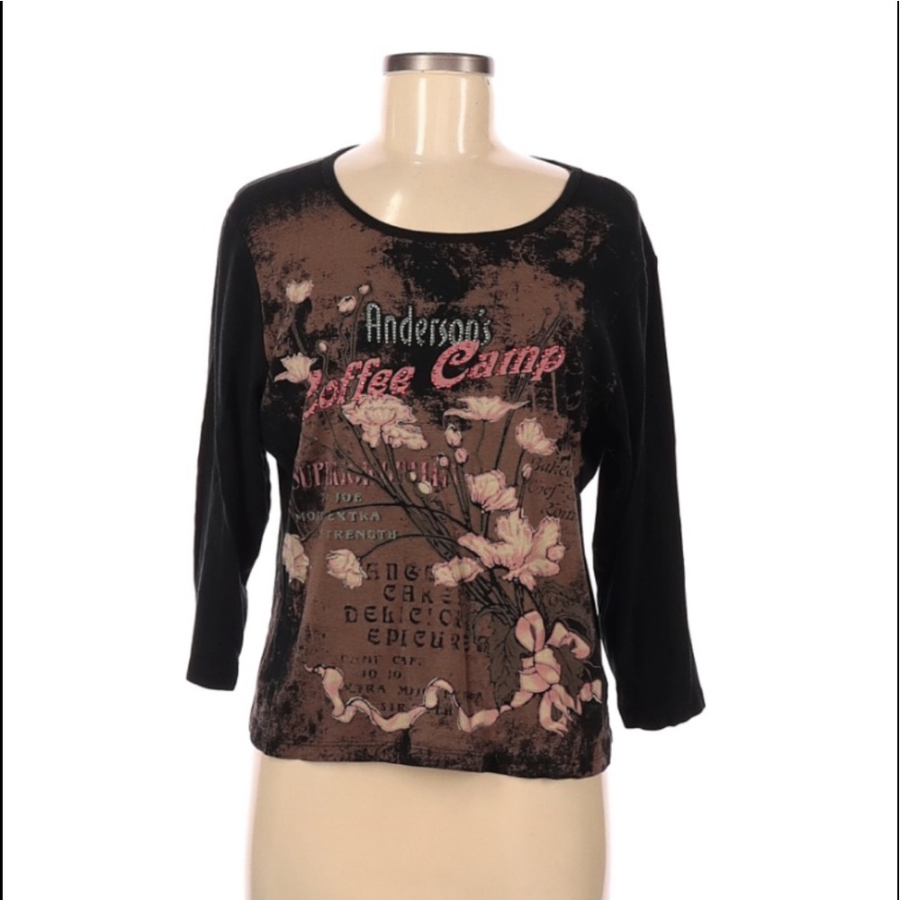 Coffee Camp 3/4 sleeve